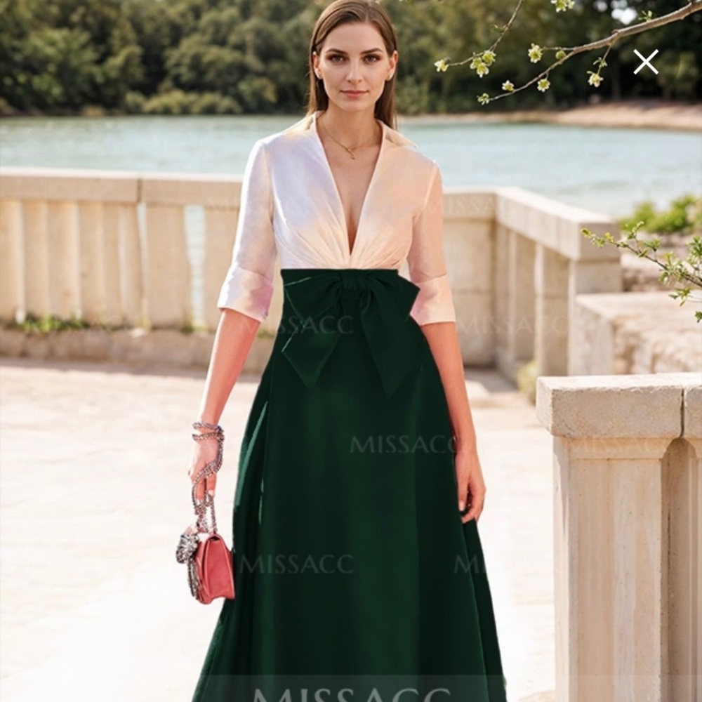 Missacc Mother Of The Bride Satin Gown